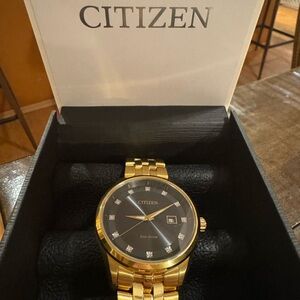 Citizen Men's Gold and Black Watch